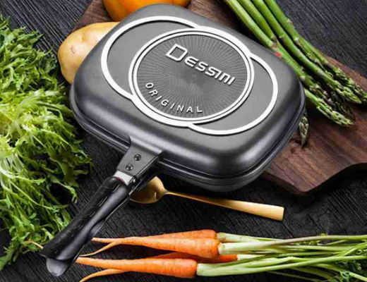 Купити онлайн НОУ-ХАУ: Двостороння сковорода-гриль