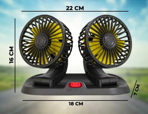 Магазин Склад Купити Онлайн: Подвійний автомобільний вентилятор